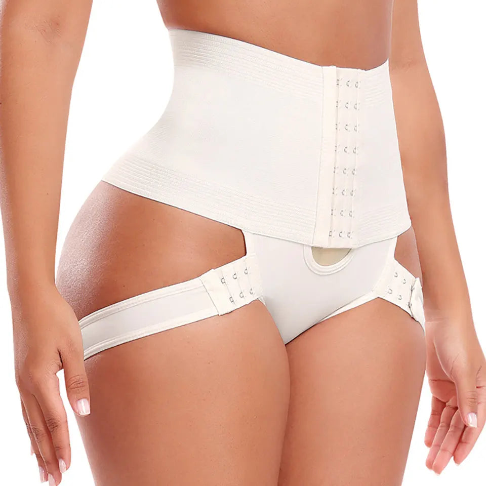 Velora LiftForm™ nude waist and curve shaper with adjustable hook-and-eye support