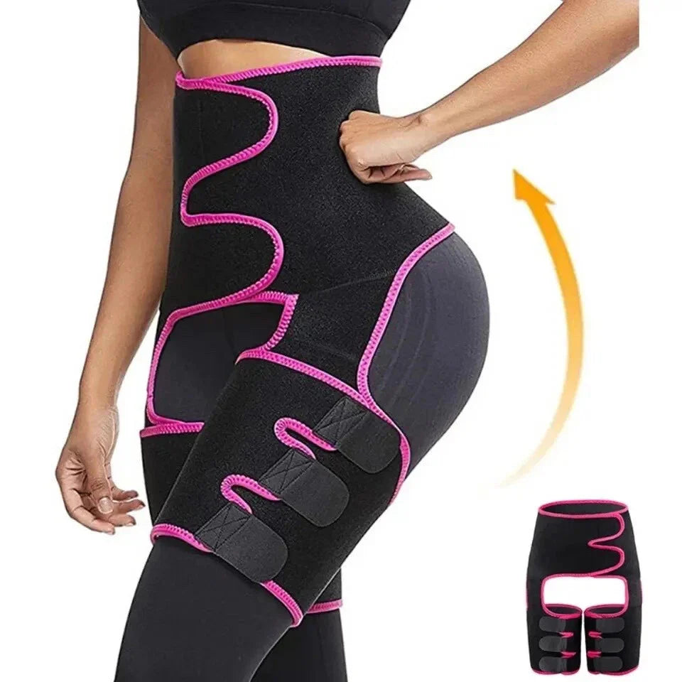 Waist Trainer 3-In-1 Thigh Slimming Body Shaper Trimmer Butt Lifter Shapewear