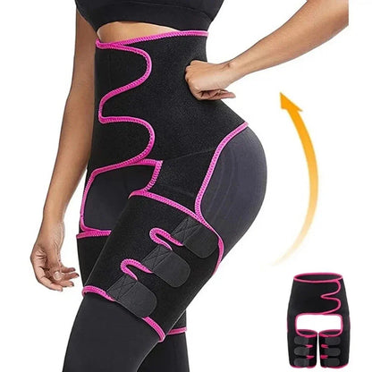 Waist Trainer 3-In-1 Thigh Slimming Body Shaper Trimmer Butt Lifter Shapewear