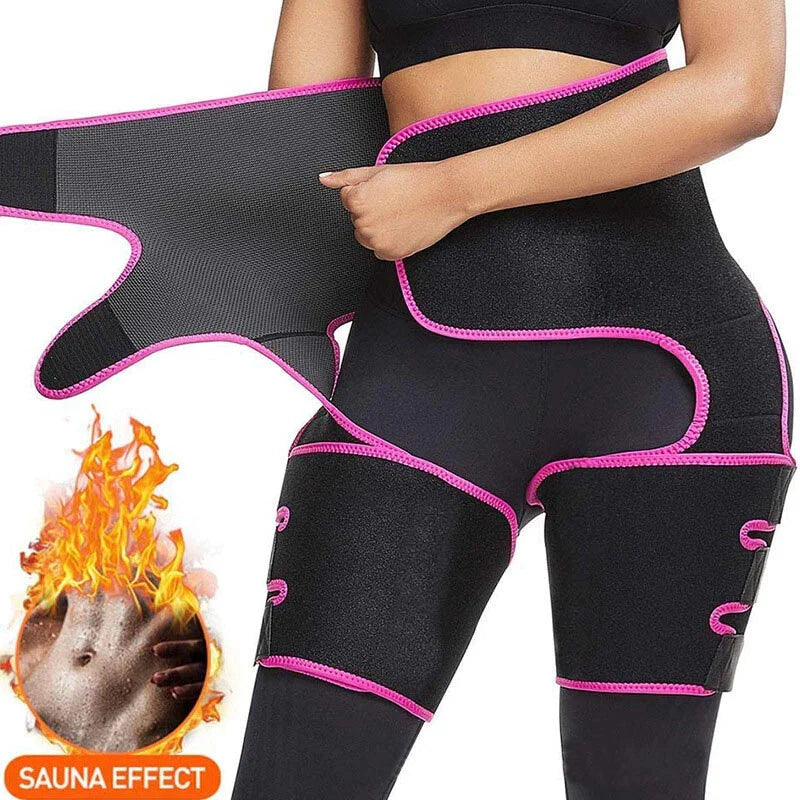 Waist Trainer 3-In-1 Thigh Slimming Body Shaper Trimmer Butt Lifter Shapewear
